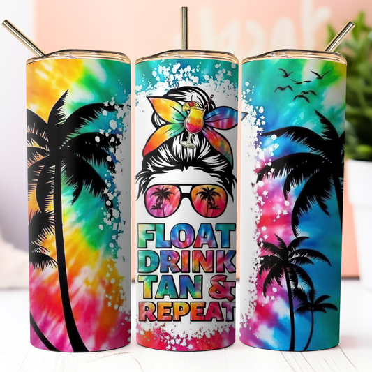 Float Drink Tan & Repeat Tumbler